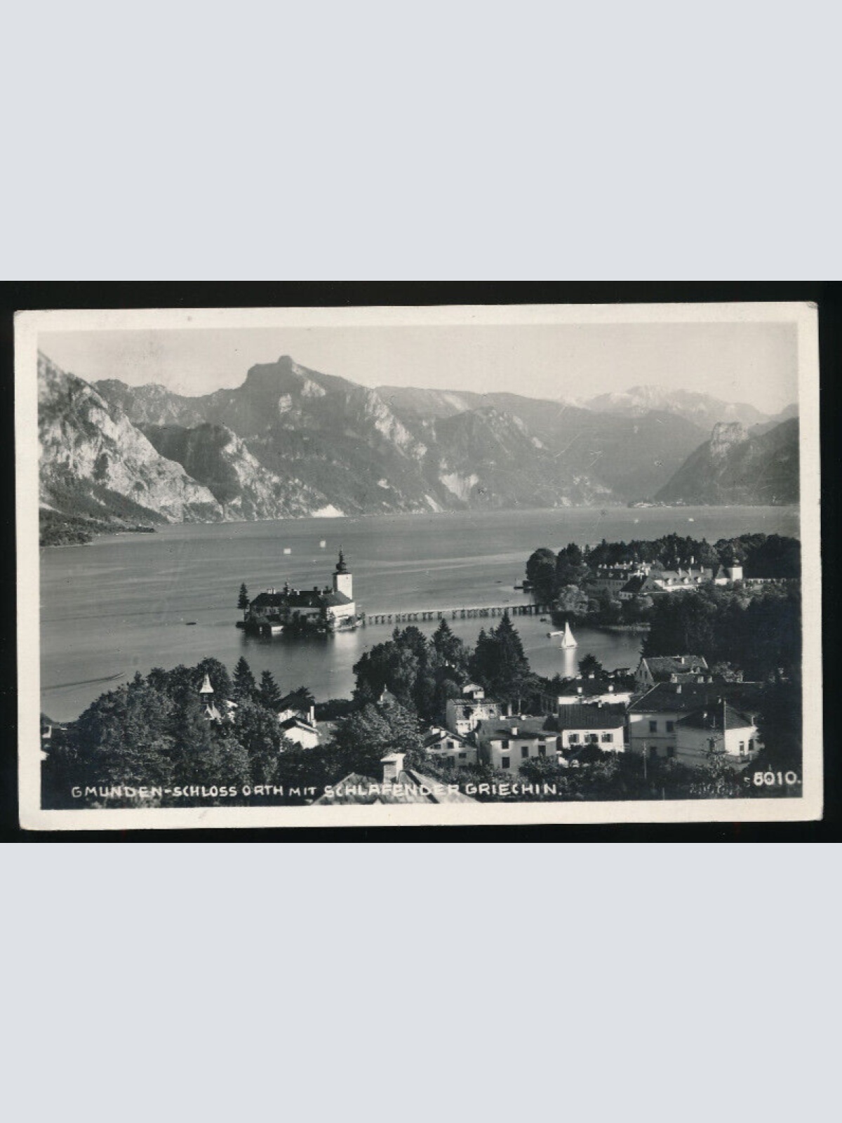 AK aus Gmunden mit Schloss Ort Oberösterreich (4165)