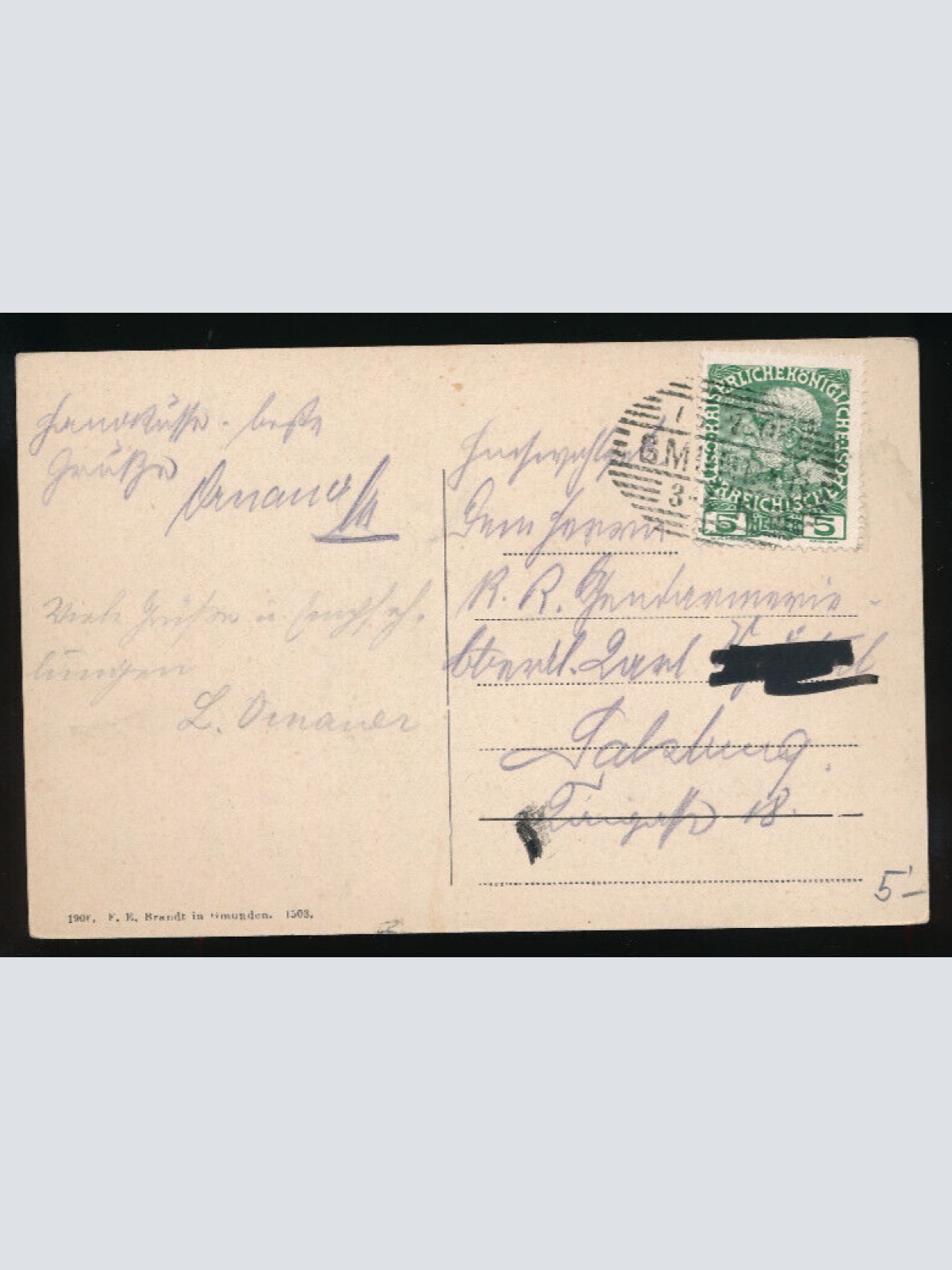 AK aus Gmunden Oberösterreich (4166)