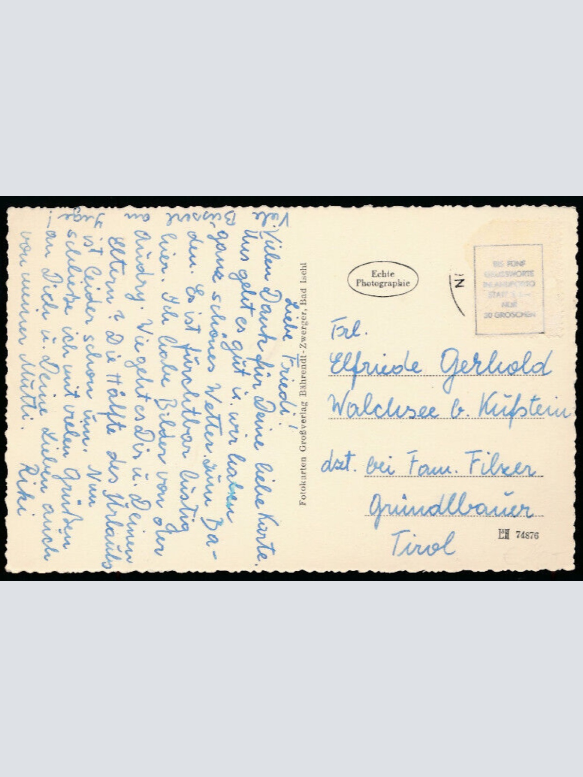 AK aus Nussdorf am Attersee Oberösterreich (4179)