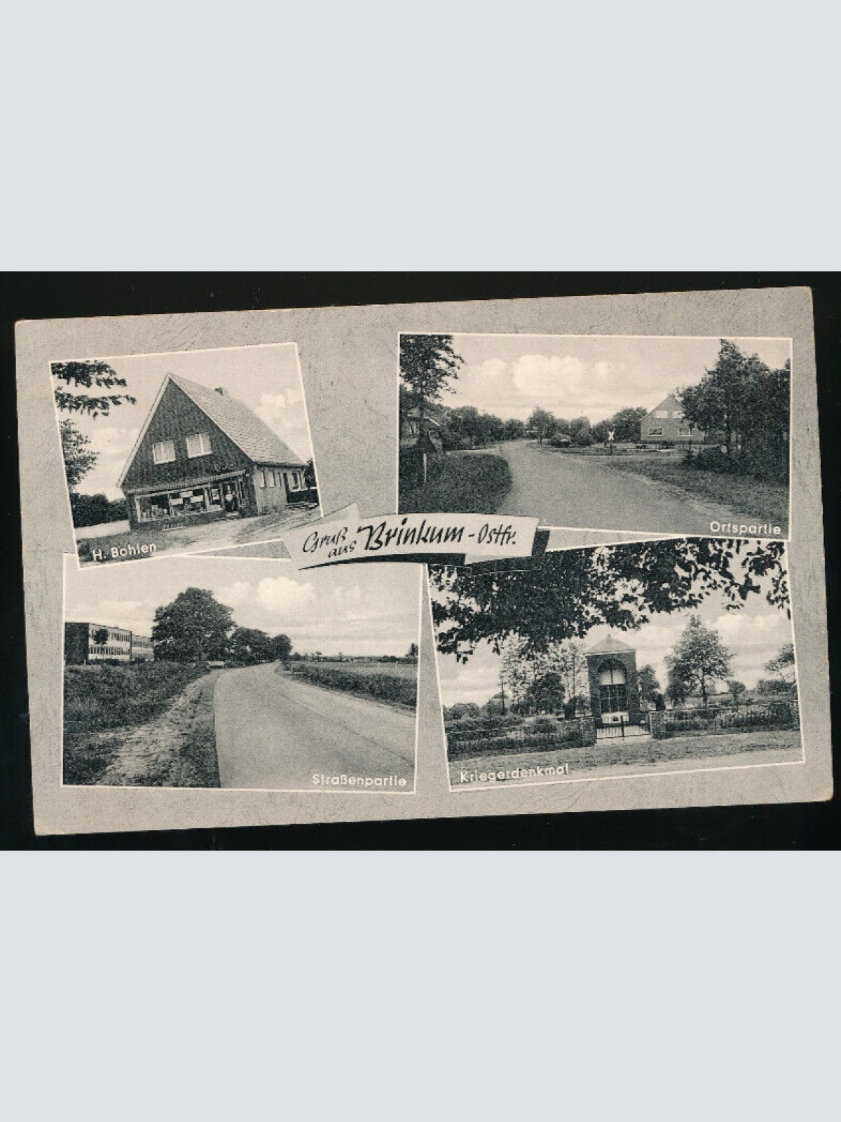 AK gruß aus Brinkum Gemischtwaren Niedersachsen (4674)