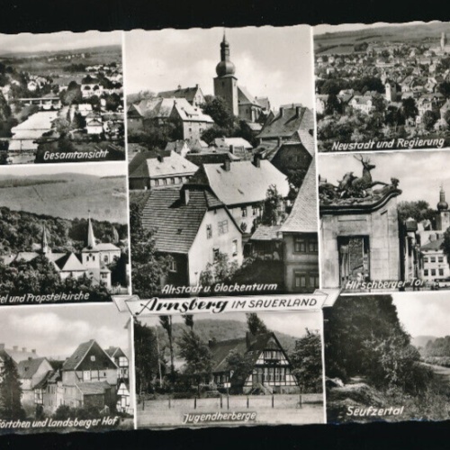 AK aus Arnsberg im Sauerland Mehrbildkarte N.R.W (4657)
