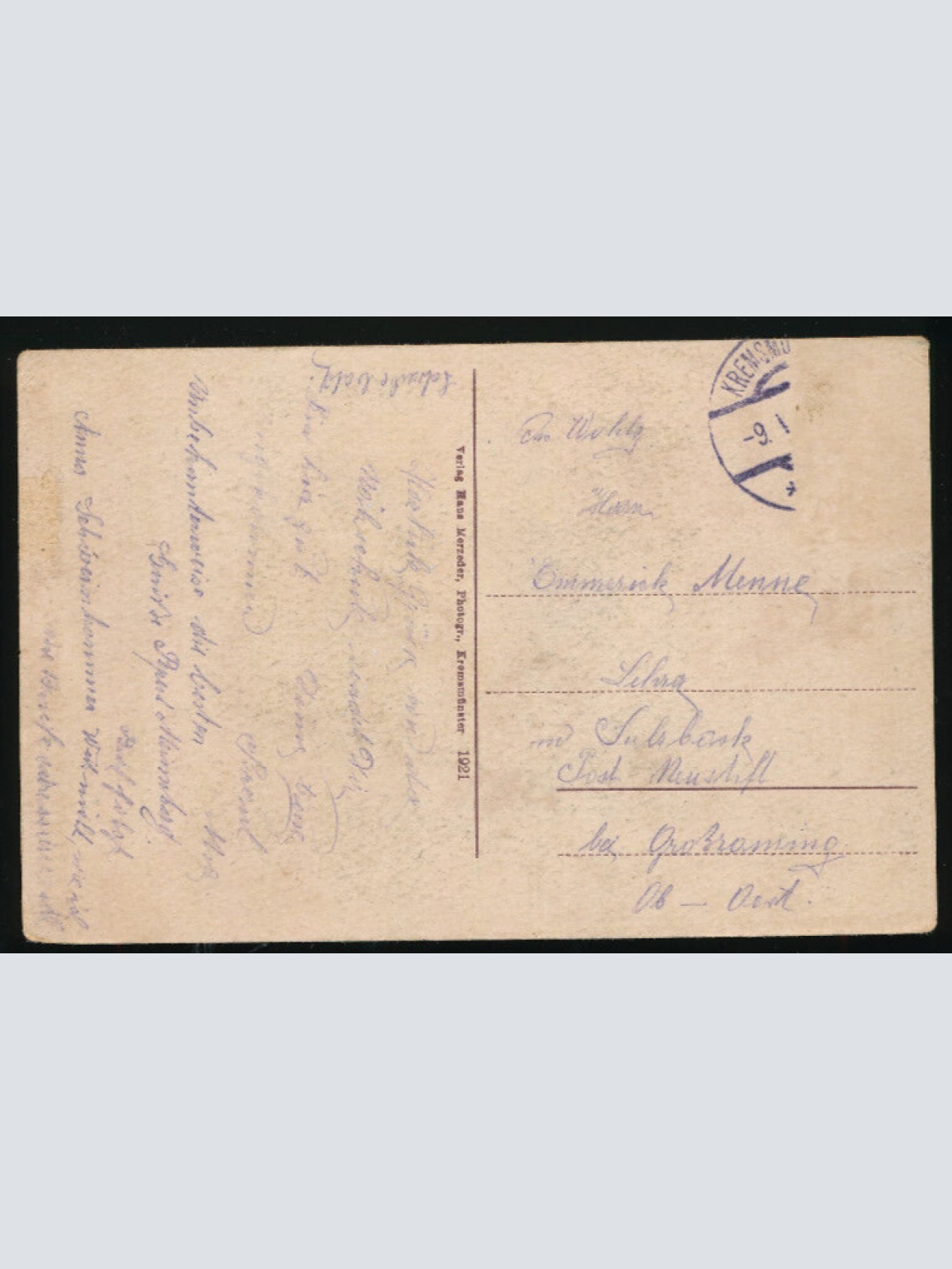 AK aus Kremsmünster mit Stift Oberösterreich (4021)