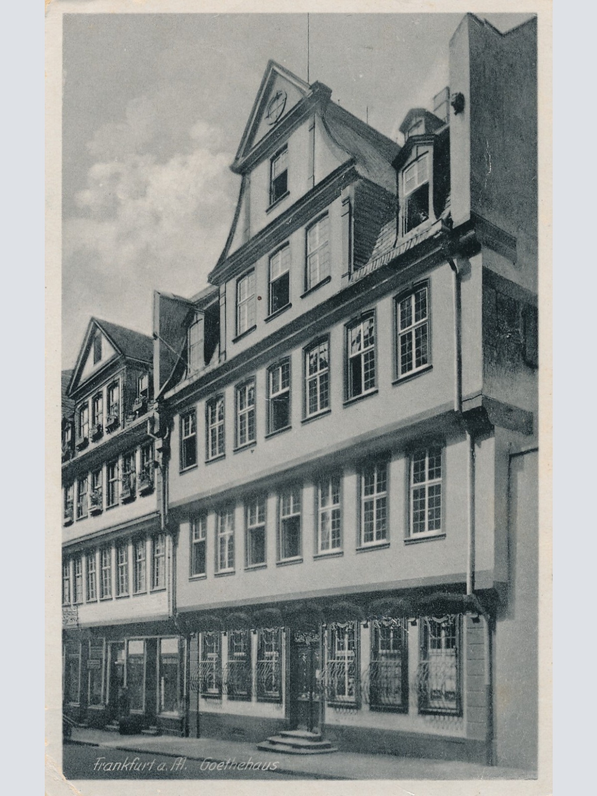 AK, Frankfurt am Main, Goethehaus, Hessen, Deutschland (S420)