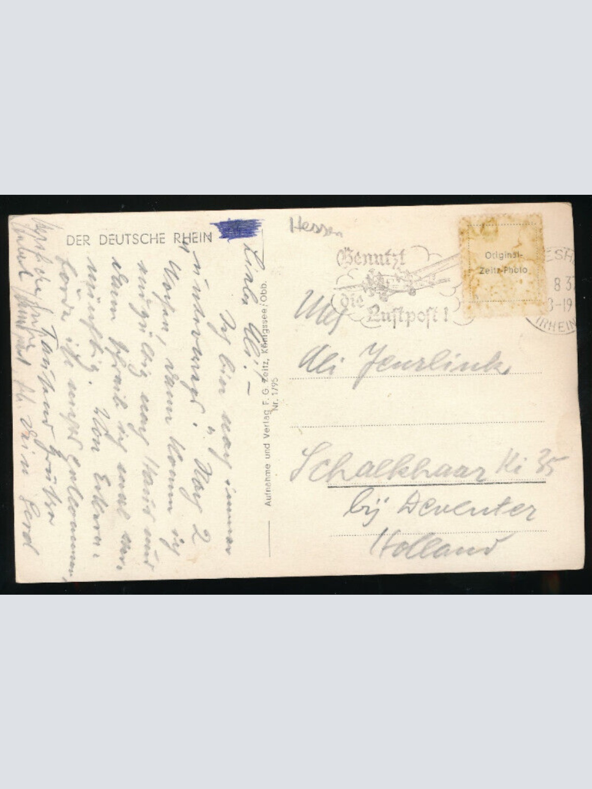 AK aus Rüdesheim a. Rh die Drosselgasse Hessen (4679)