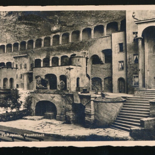 AK aus Salzburg Festspiele Fauststadt (4003)