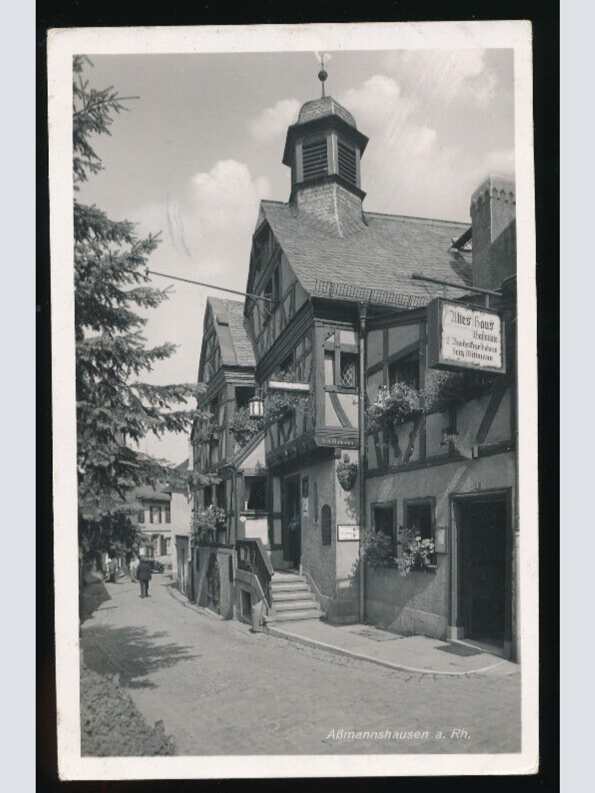 AK aus Aßmannshausen a. Rh Hessen (4681)