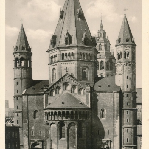 AK, Mainz, Dom, Ostchor, Rheinland-Pfalz, Deutschland (S432)