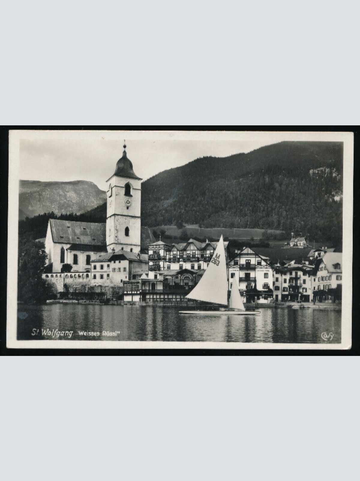 AK aus St.Wolfgang mit weisses Rössl Oberösterreich (4584)