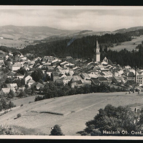 AK aus Haslach Stadtplatz Oberösterreich (4142)