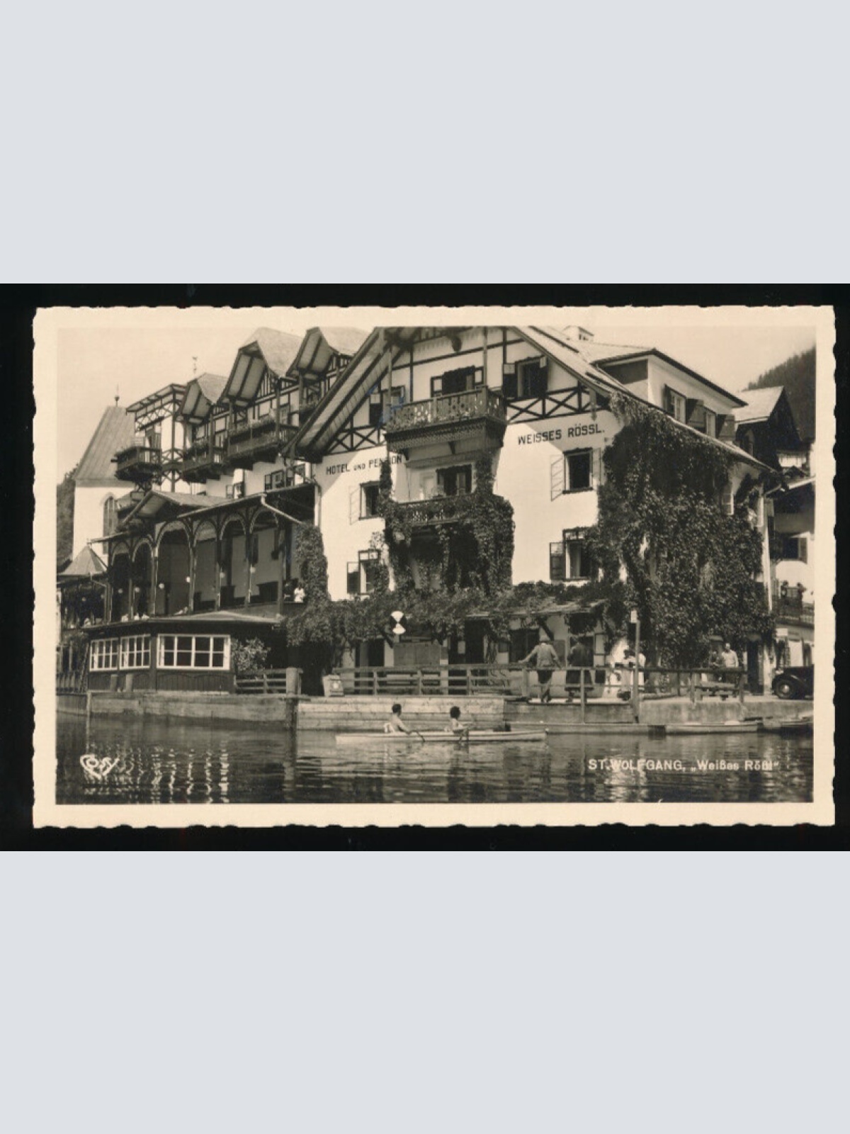 AK aus St.Wolfgang mit Weißes Rößl Oberösterreich (4136)