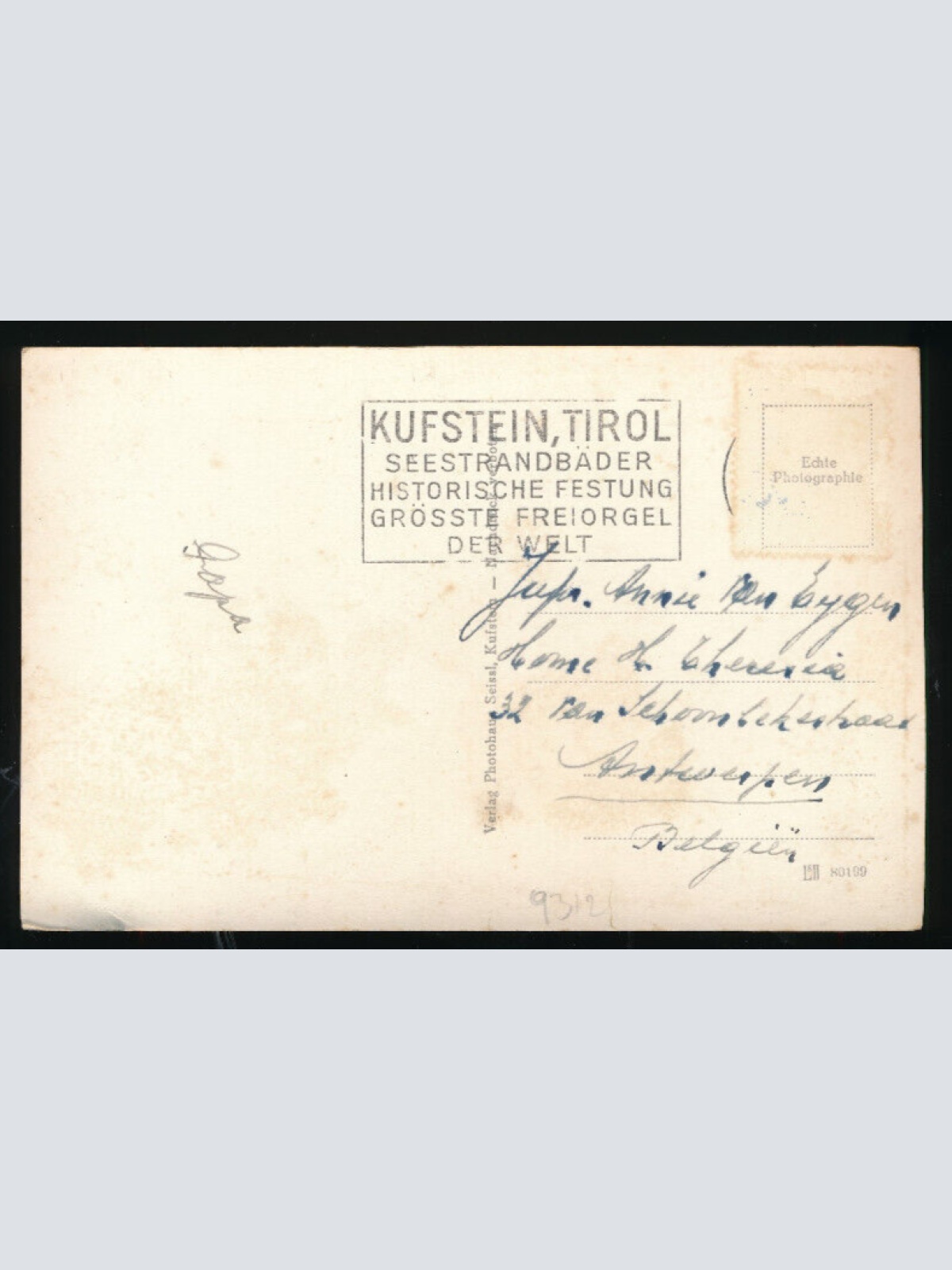 AK aus Kufstein mit Inn Tirol (4580)