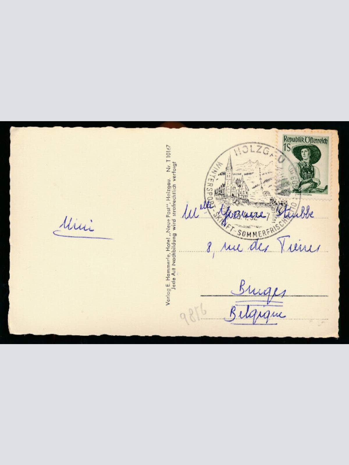 AK aus Holzgau Wintersportplatz Tirol (4578)