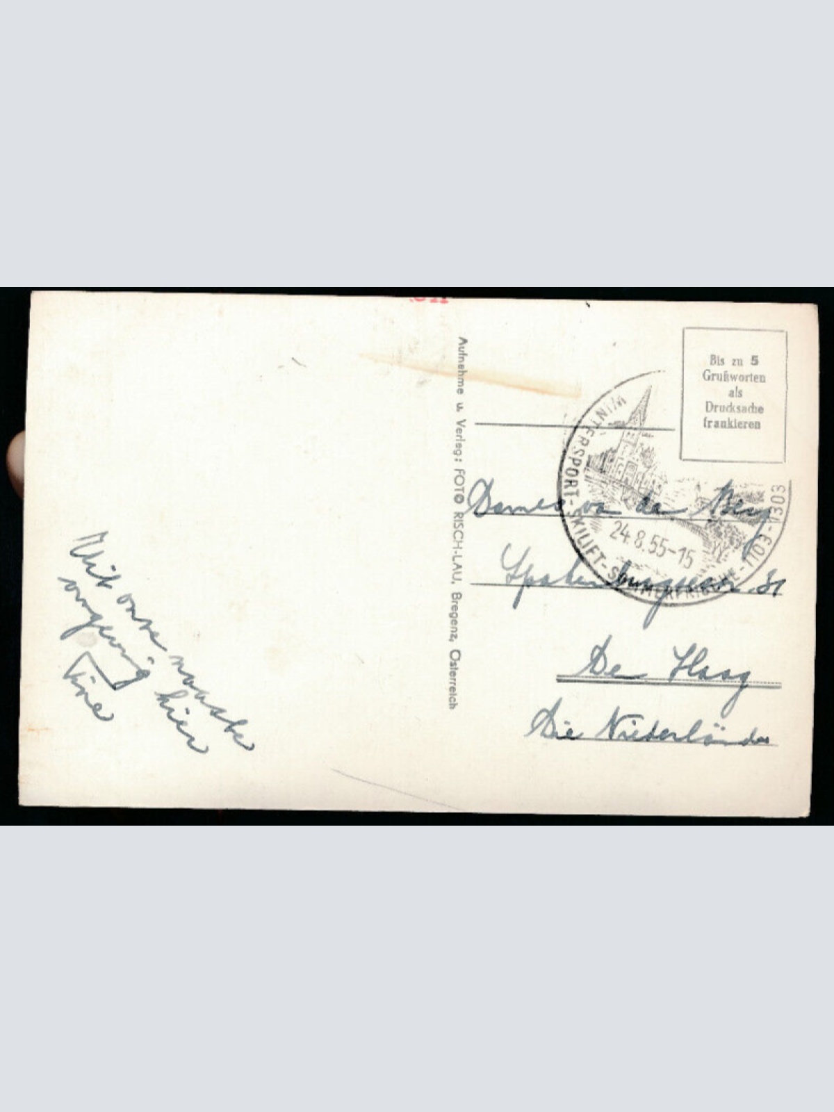 AK aus Holzgau g. Jöchelspitze Tirol (4579)