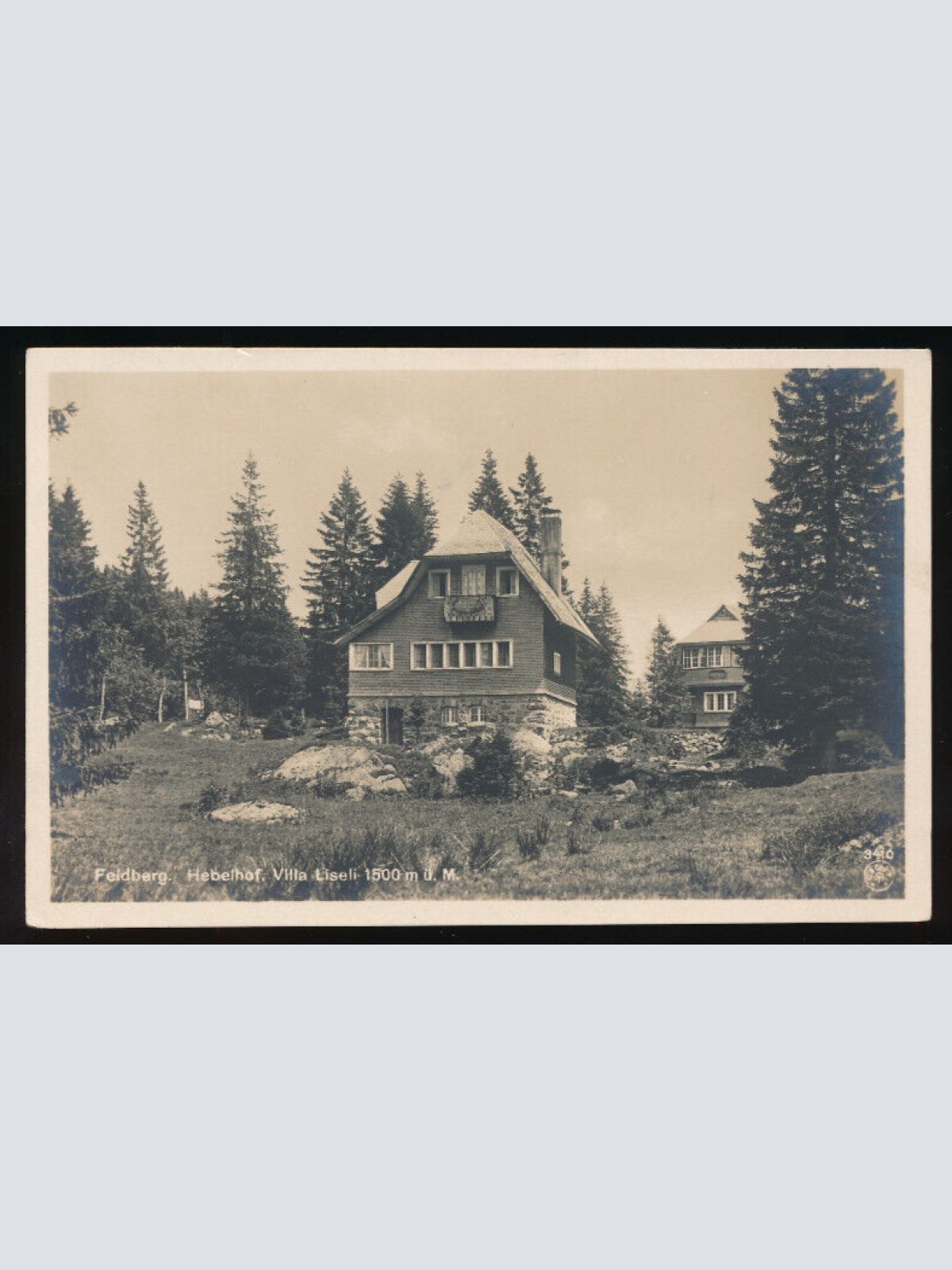 AK aus Feldberg mit Hebelhof Villa Liseli Baden - Württemberg (4643)