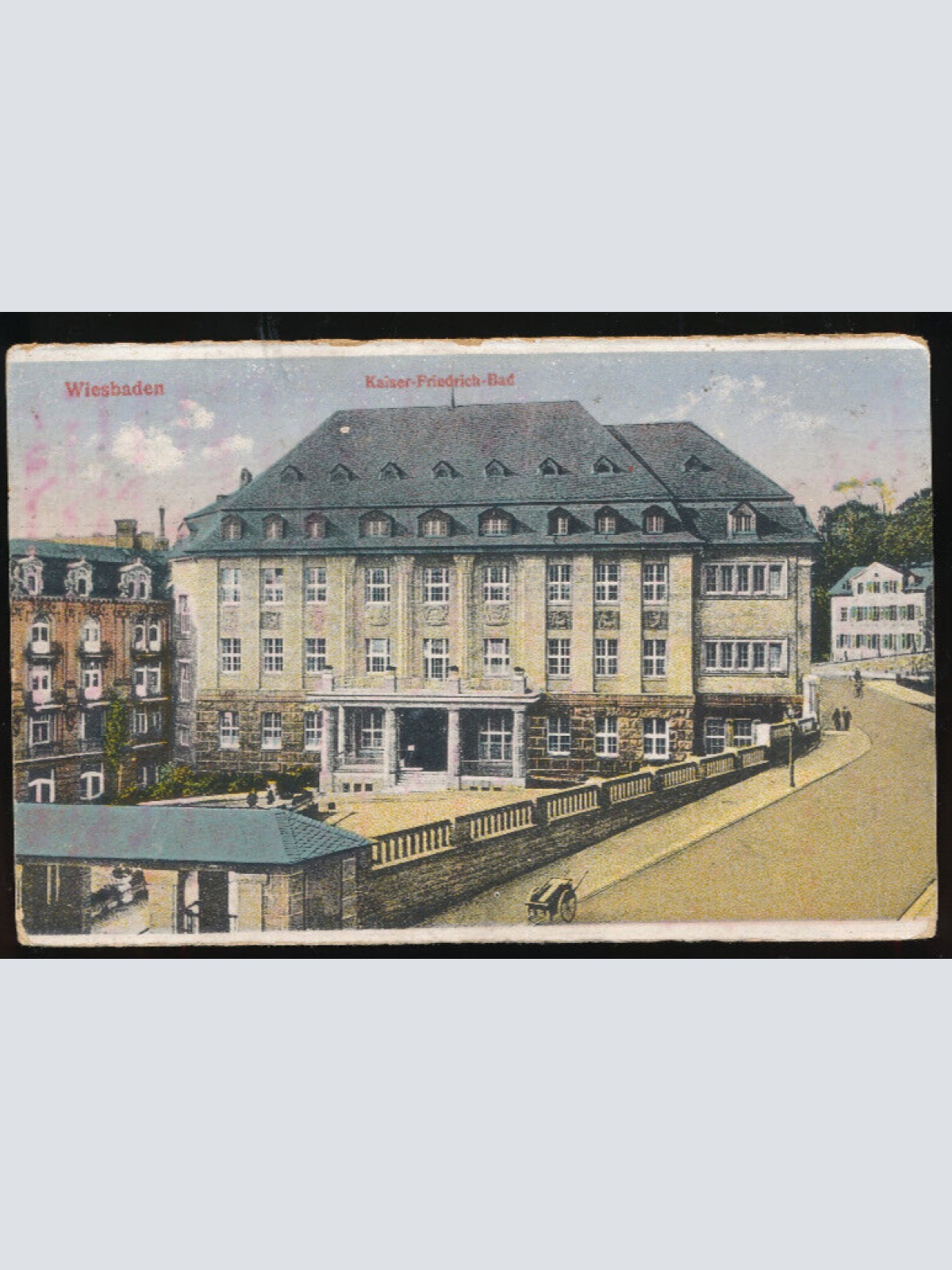 AK aus Wiesbaden Kaiser Friedrich Bad Hessen (4728)