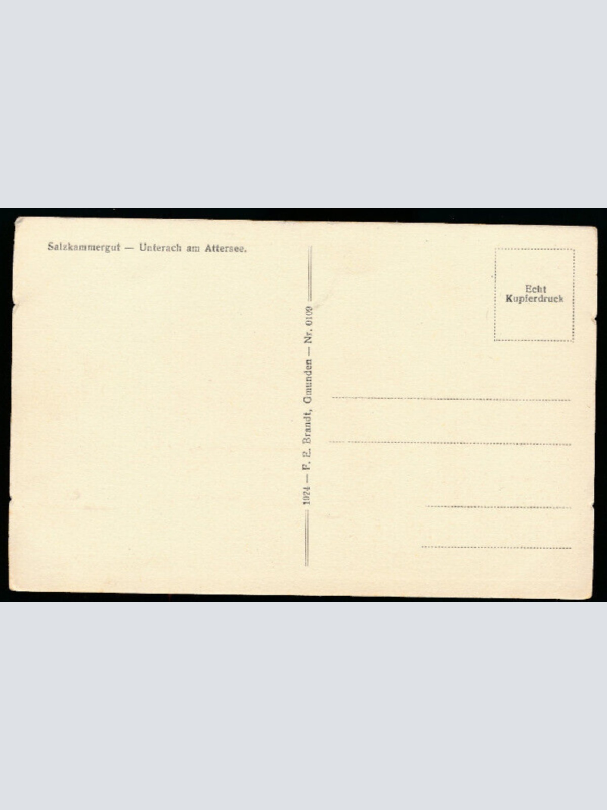 AK aus Unterach am Attersee Oberösterreich (4739)