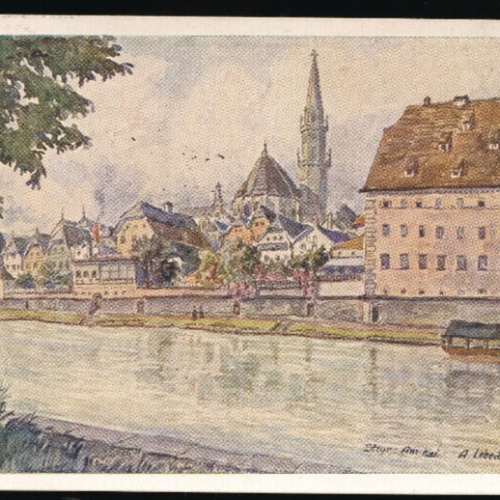 Künstler - AK von A. Lebeda aus Steyr Oberösterreich (4748)