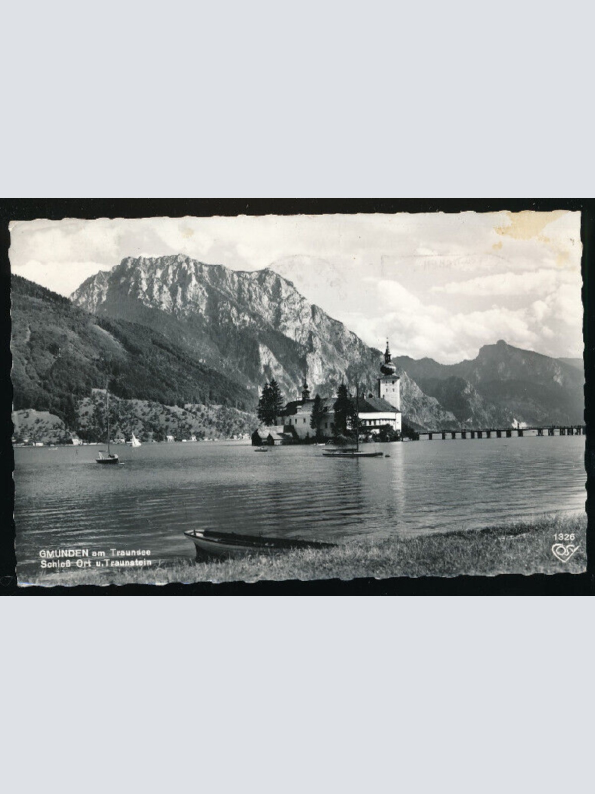AK aus Gmunden am Traunsee mit Schloß Ort Oberösterreich (4729)