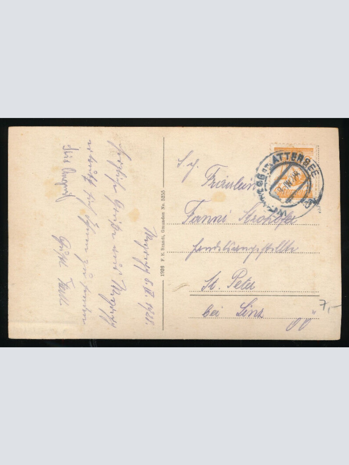 AK aus Weyregg am Attersee mit Schafberg Oberösterreich (4733)