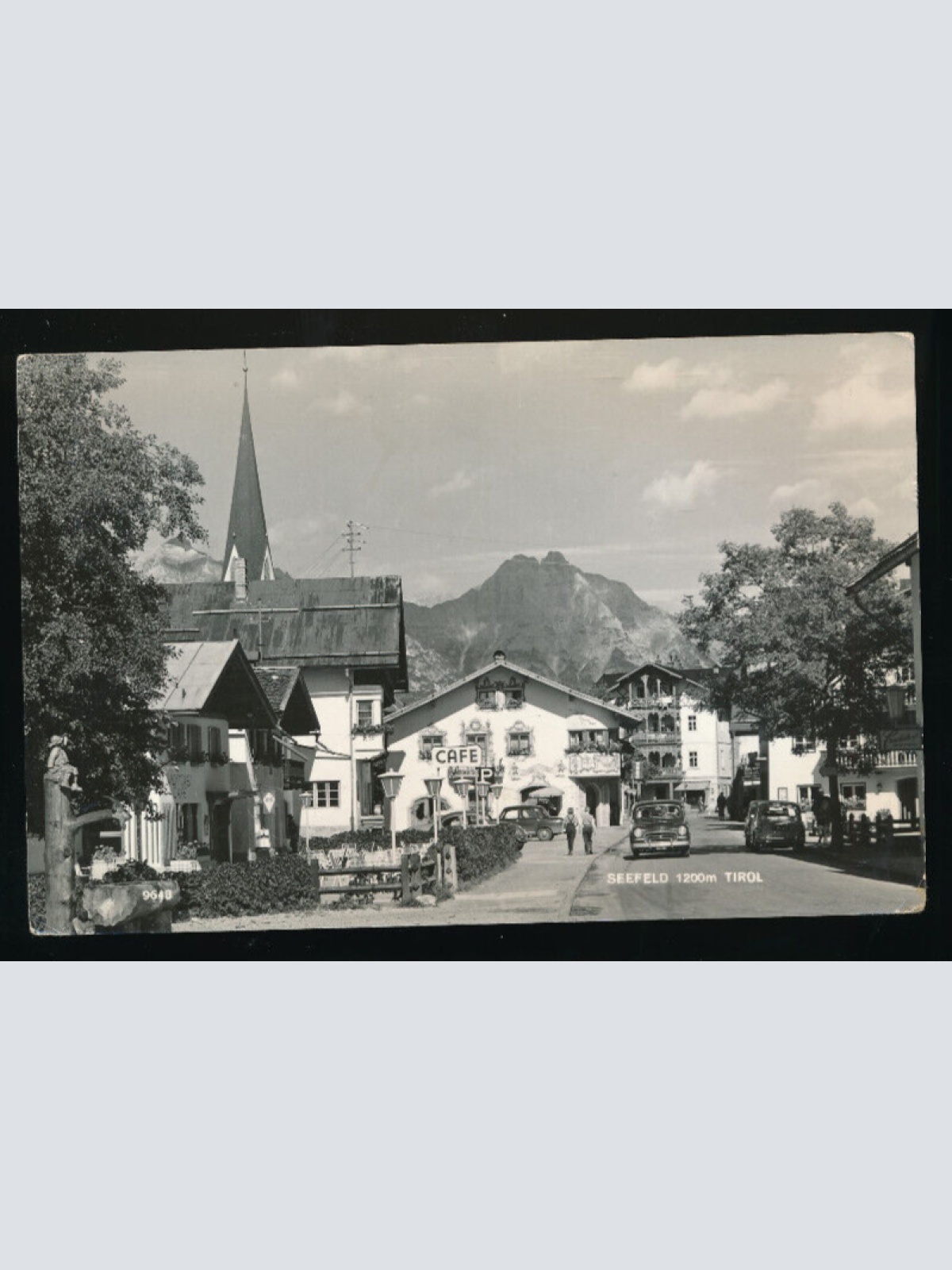 AK aus Seefeld mit Oldtimer Alte - Autos Tirol (4437)