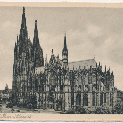 AK, Köln am Rhein, Dom, Südseite, Nordrhein-Westfalen, Deutschland (S439)