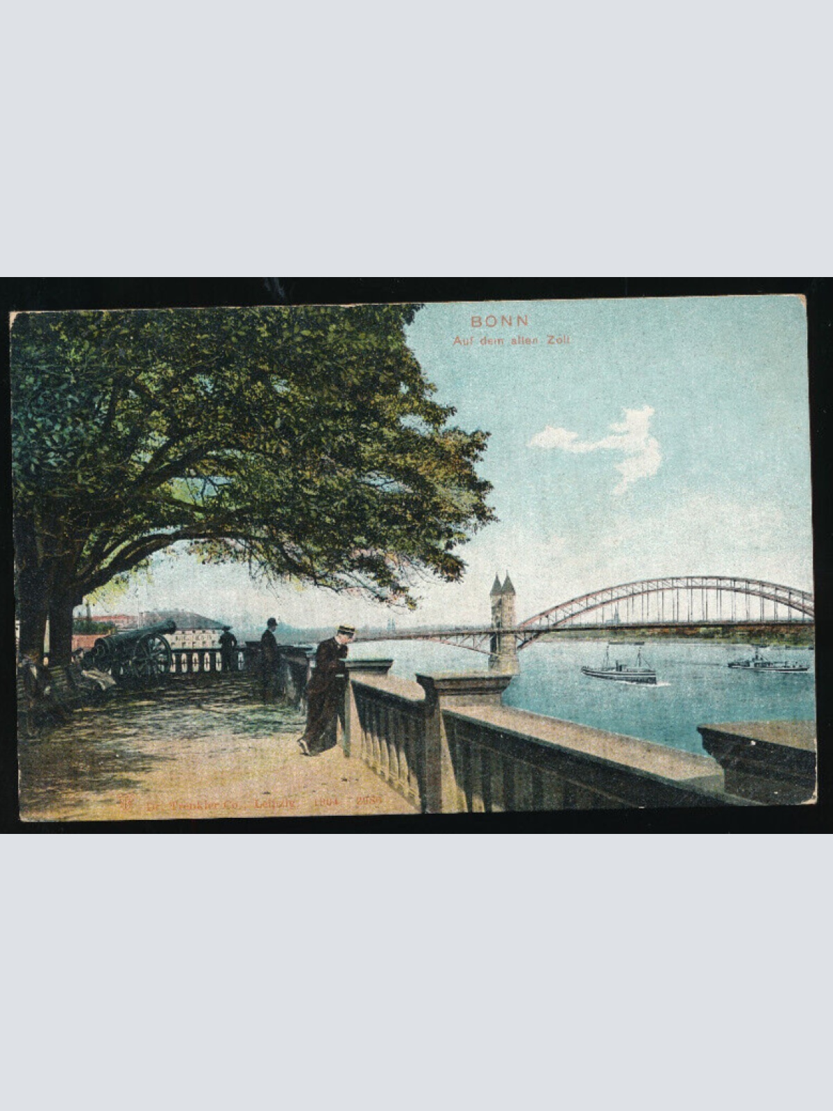 AK aus Bonn auf dem alten Zoll Nordrhein - Westalen (4700)