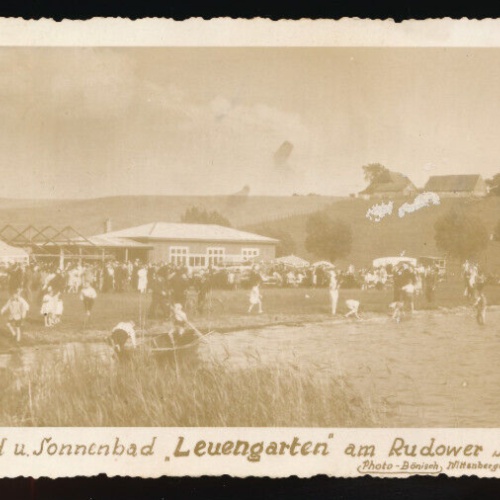AK aus Leuengarten am Rudower See Brandenburg (4702)