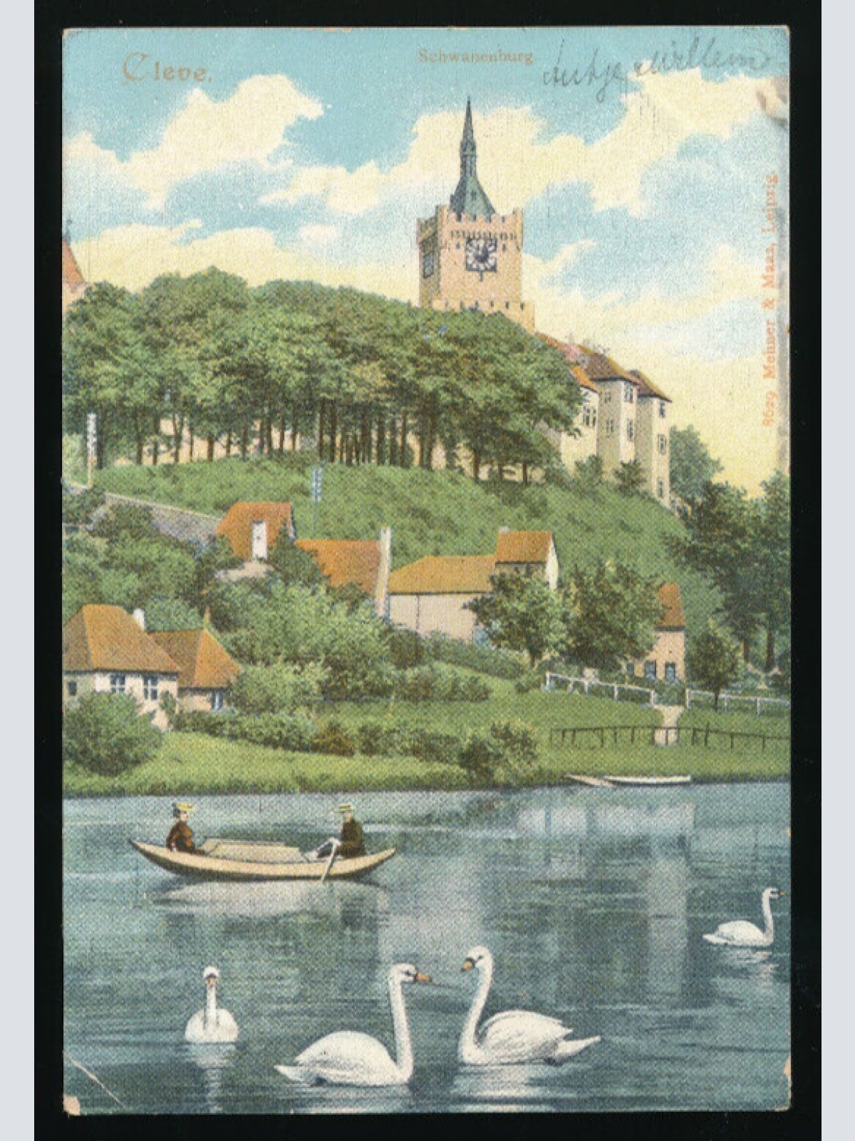 AK aus Cleve mit Schwanenburg Nordrhein - Westalen (4698)