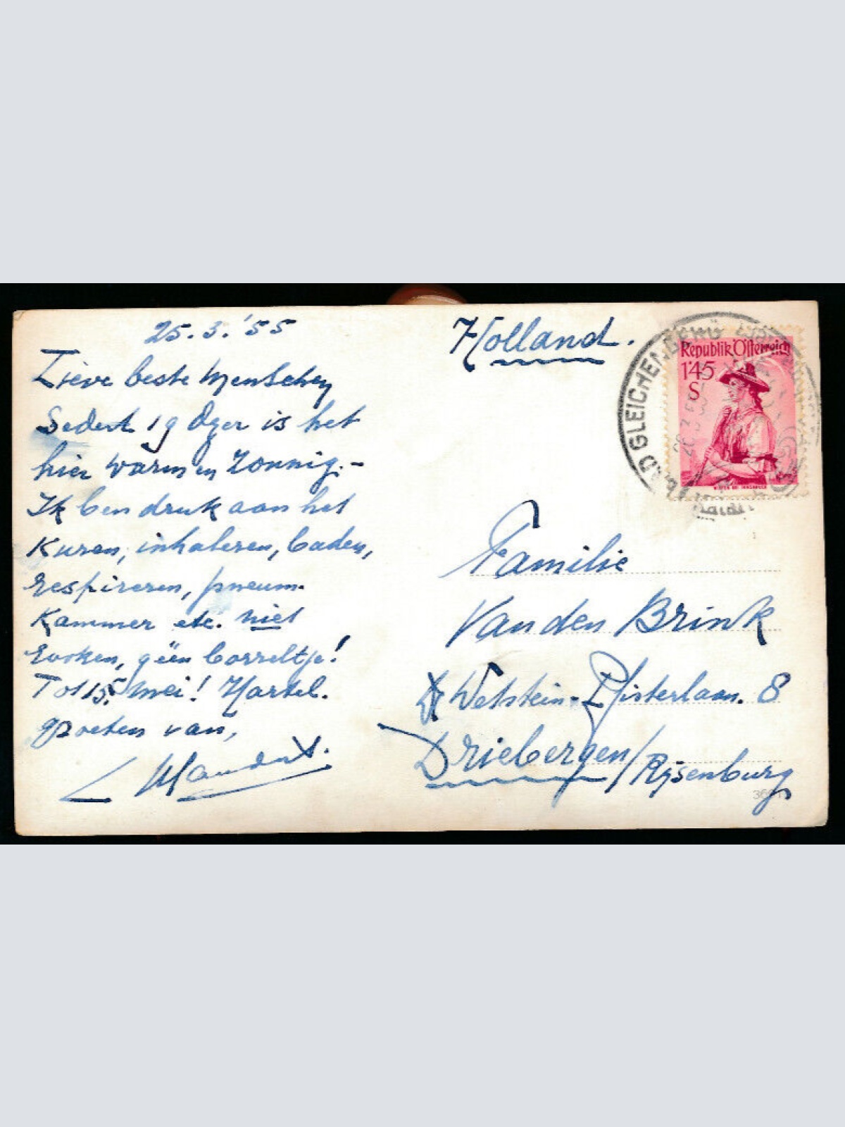 AK aus Gleichenberg mit Gasthof Pfeiler Steiermark (4433)