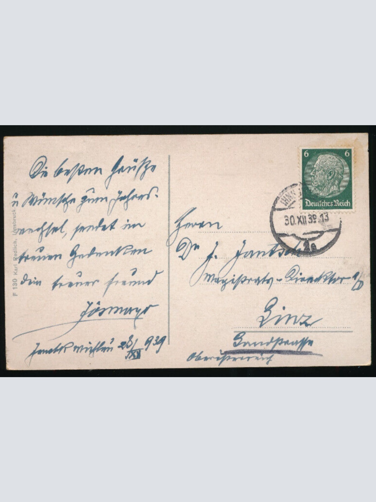 AK aus Innsbruck Burggraben und Hofkirche Tirol (4399)