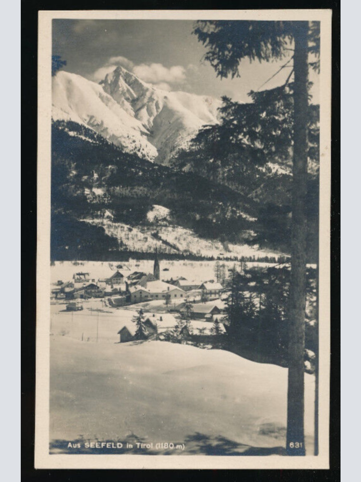 AK aus Seefeld im Winter Tirol (4400)