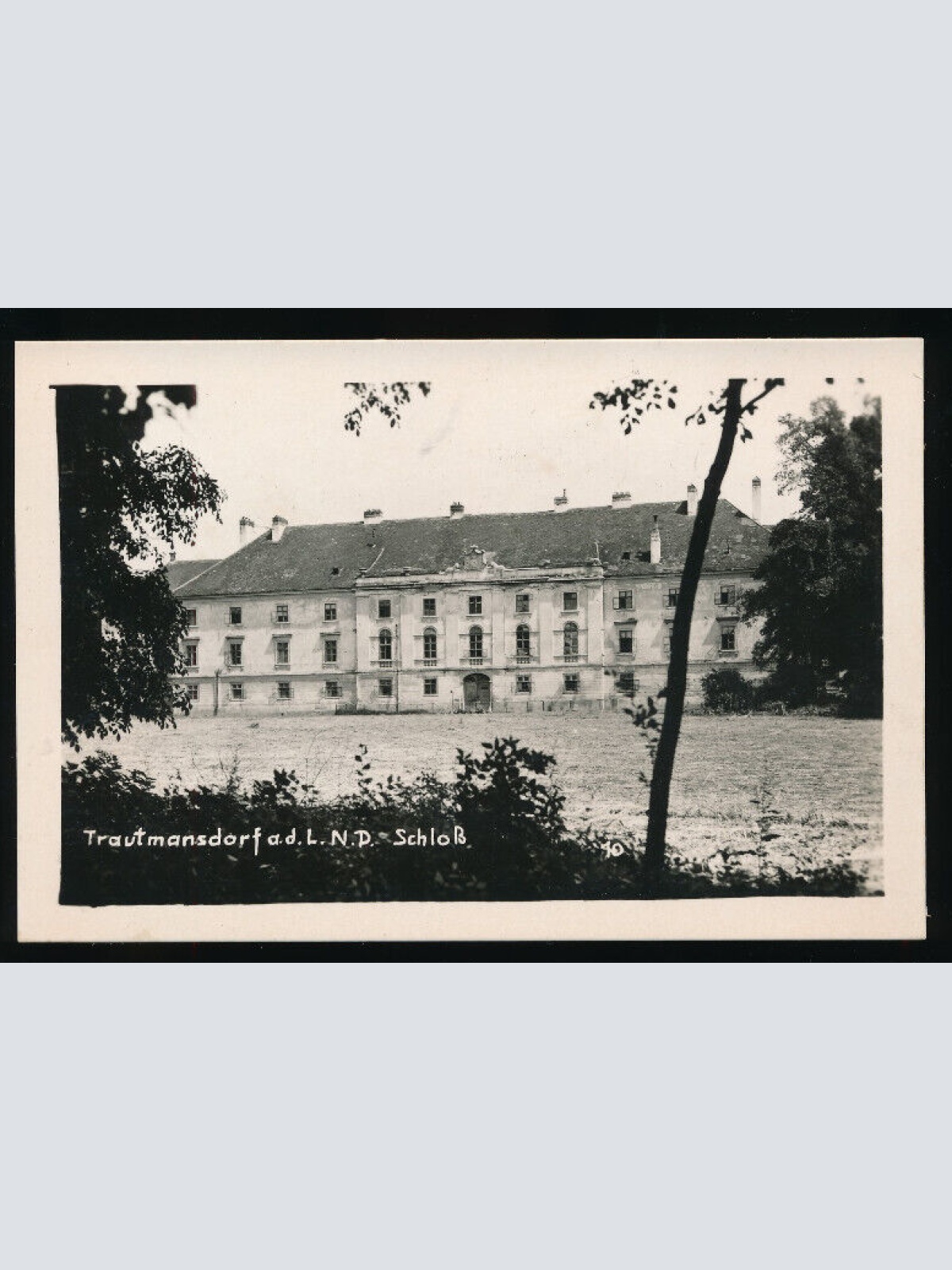 AK aus Trautmansdorf mit Schloß Niederösterreich (4840)