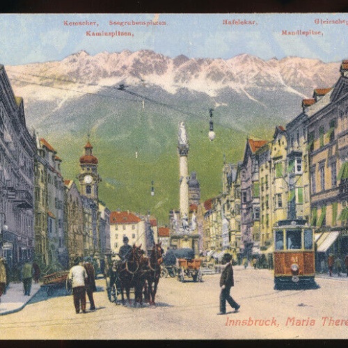 AK aus Innsbruck Maria Theresienstrasse Tirol (4506)