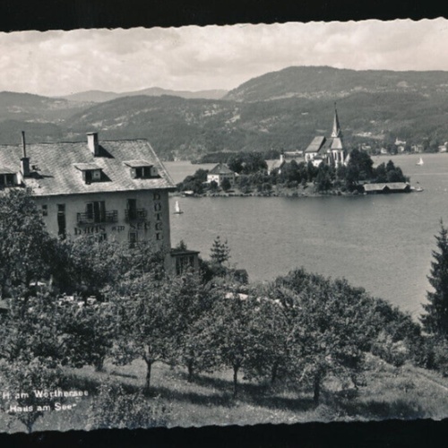 AK aus Maria Wörth mit Hotel Haus am See Kärnten (4489)