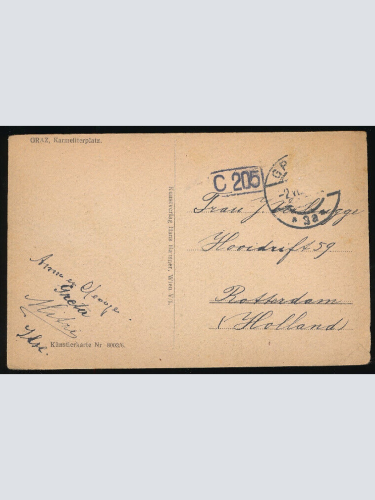 AK aus Graz Karmeliterplatz Steiermark (4494)