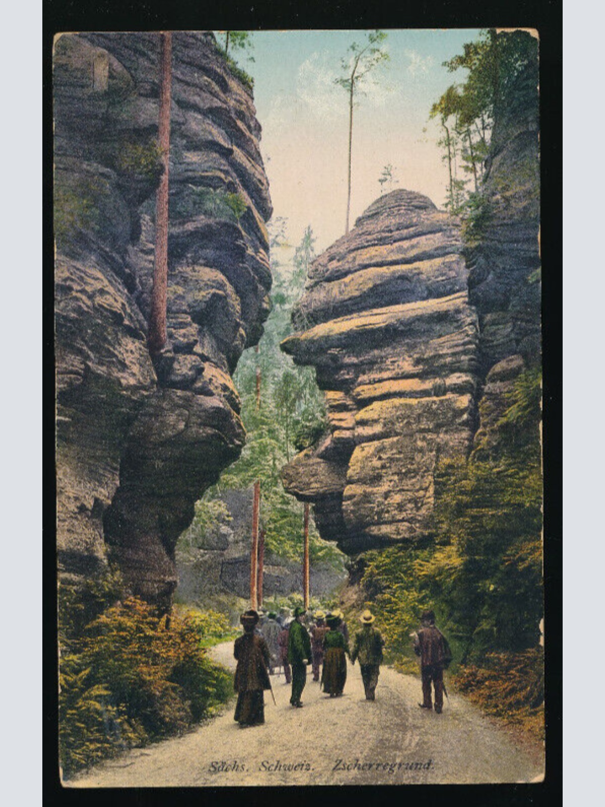 AK von der Sächsischen Schweiz Zscherregrund Sachsen (4560)