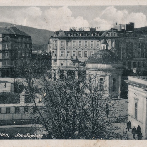 AK, Baden bei Wien, Josefsplatz, Niederösterreich (S585)