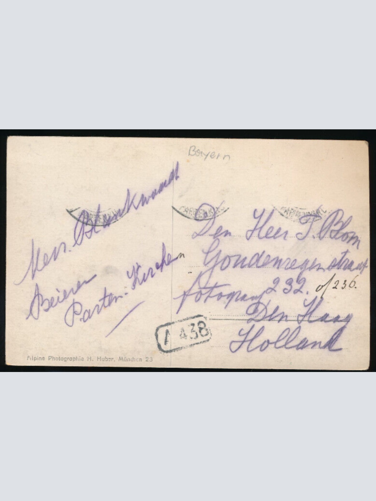 AK aus Garmisch Frühlingsstrasse Bayern (4530)