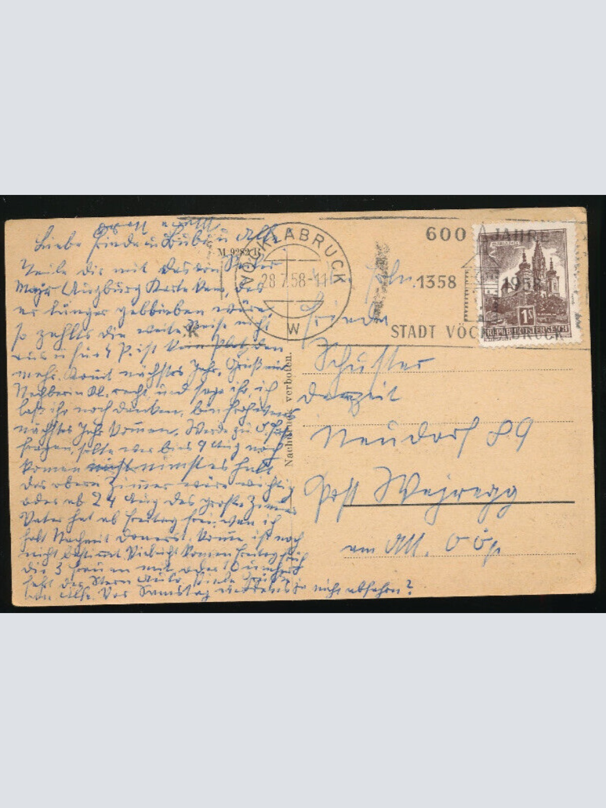 AK aus Vöcklabruck - Schöndorf Oberösterreich (4859)