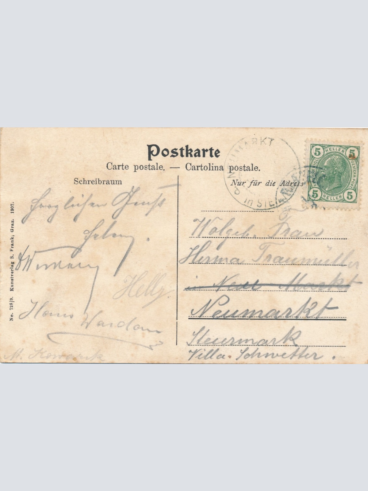 AK, Mariazeller Bahn, Oetscheraussicht von der Haltestelle Erlaufklause (S600)