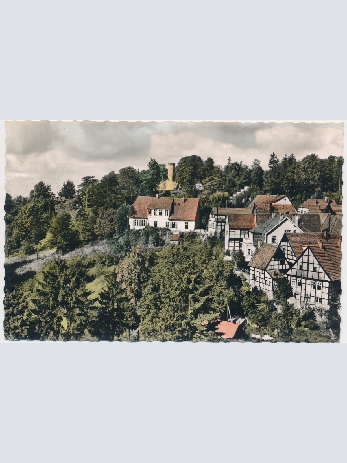 AK, Tecklenburg T. W., Blick zum Wierturm, Nordrhein-Westfalen (S528)