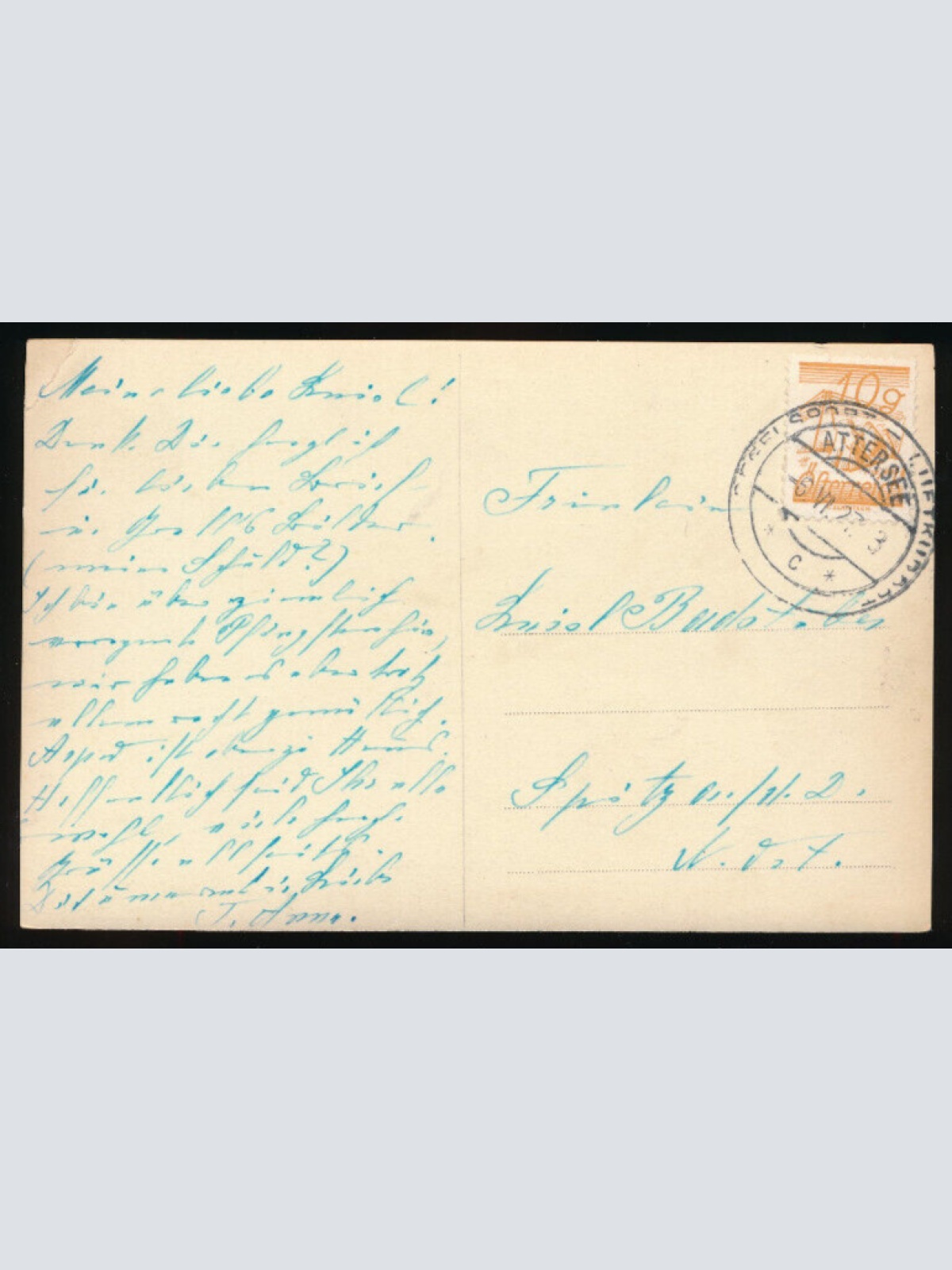 AK aus Attersee am Attersee Oberösterreich  (4819)