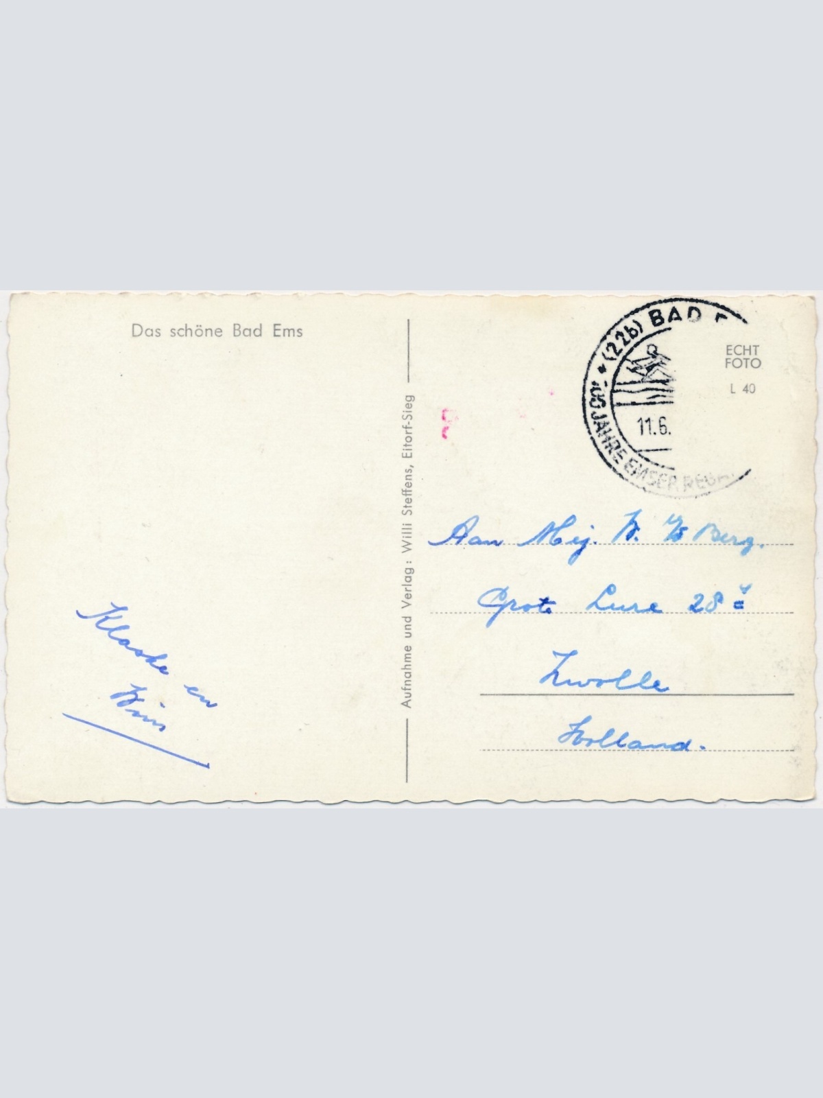 AK, das schöne Bad Ems, Rheinland-Pfalz(S530)