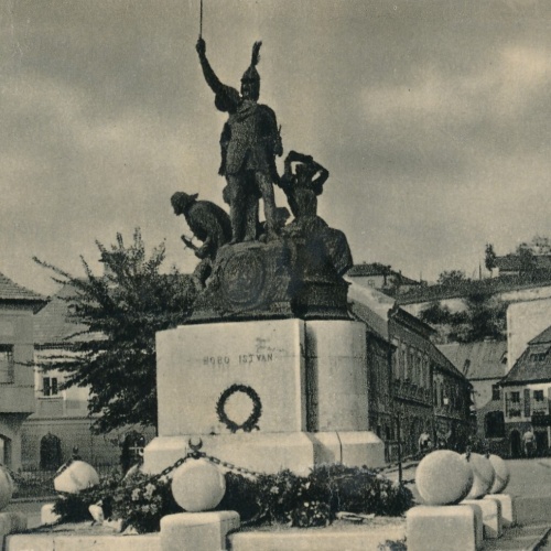 AK, Eger, Dobó István szobra, Ungarn (S558)