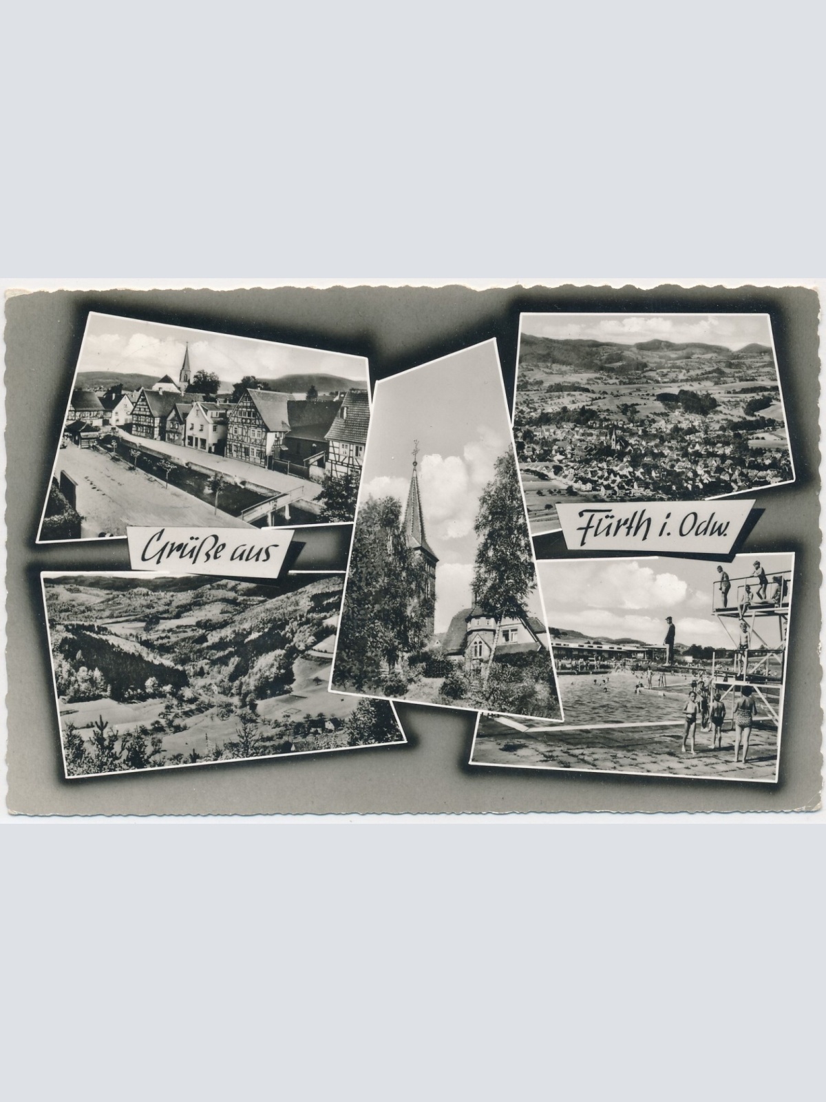 AK, Grüße aus Fürth im Odenwald, Hessen (S547)