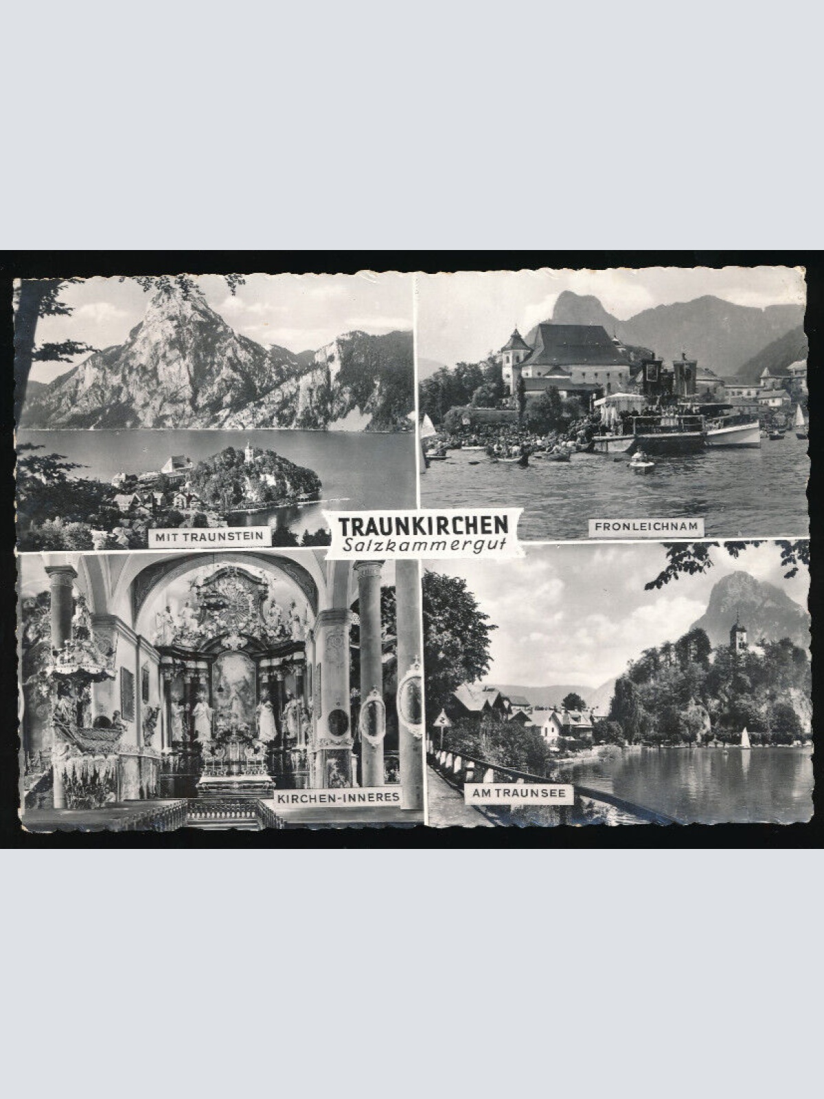 AK aus Traunkirchen Mehrbildkarte Oberösterreich (4928)