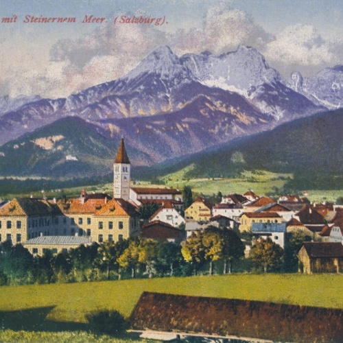 AK, Saalfelden mit Steinernem Meer, Salzburg (S653)