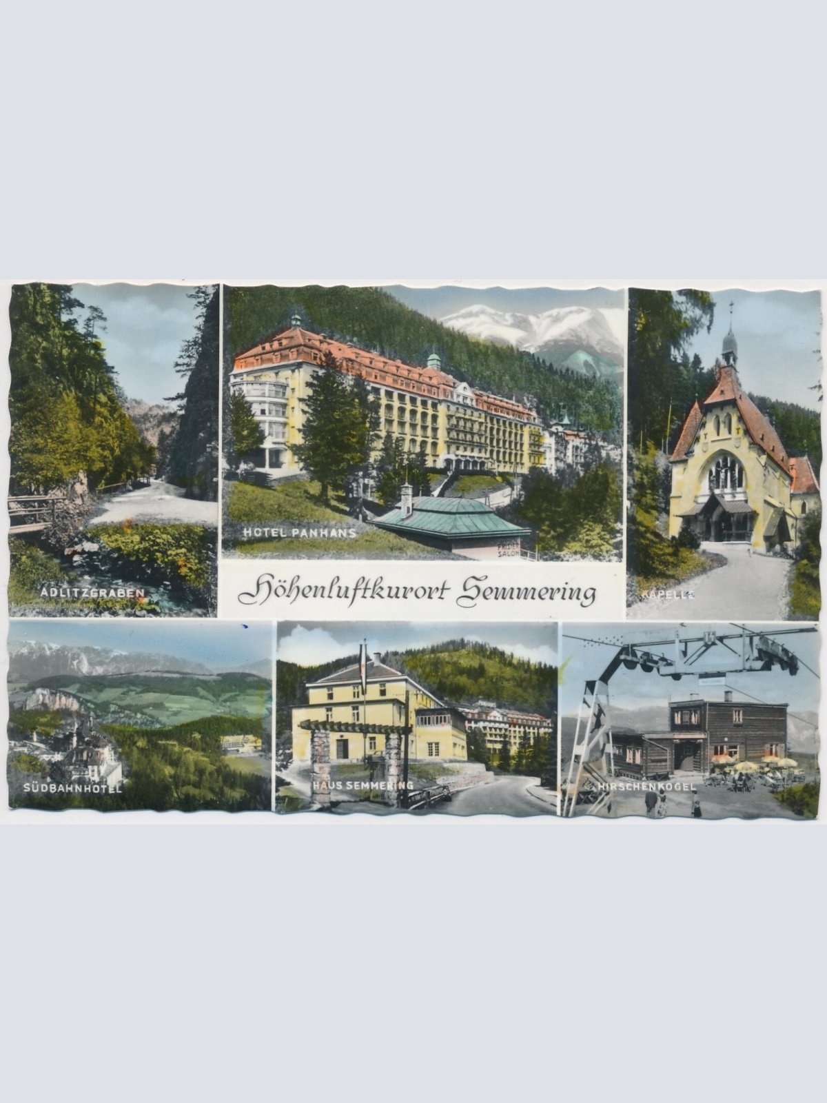 AK, Höhenluftkurort Semmering, Niederösterreich, Hotel Panhans, Kapelle (S654)