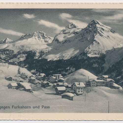 AK, Arosa gegen Furkahorn und Pass, Schweiz (S660)
