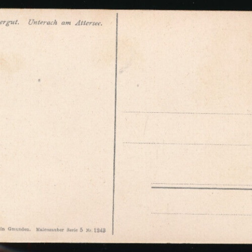 AK aus Unterach am Attersee Oberösterreich (4874)